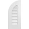 Ekena Millwork Quarter Round Top Left Surface Mount PVC Gable Vent w/ 3-1/2"W x 1"P Standard Frame, 12"W x 26"H GVPQL12X2601SN - alternate 1